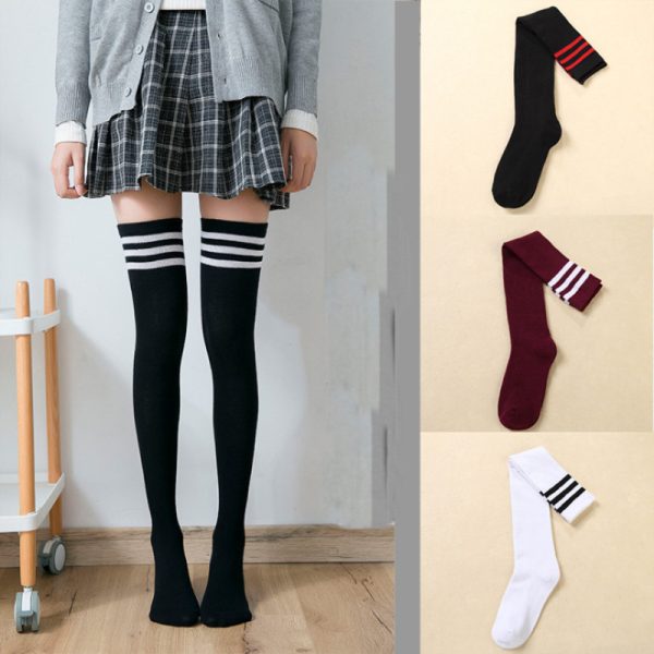 Women's Knee-High Long Socks - Denwy Supply Chain - Image 8