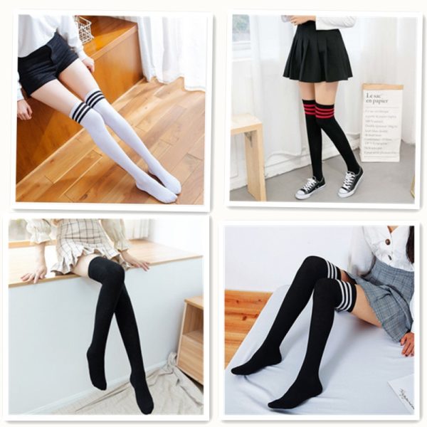 Women's Knee-High Long Socks - Denwy Supply Chain - Image 7