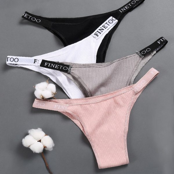 2024-2025 Supper Offer 3PCS/Set Cotton Thong for Women - Denwy Supply Chain - Image 4