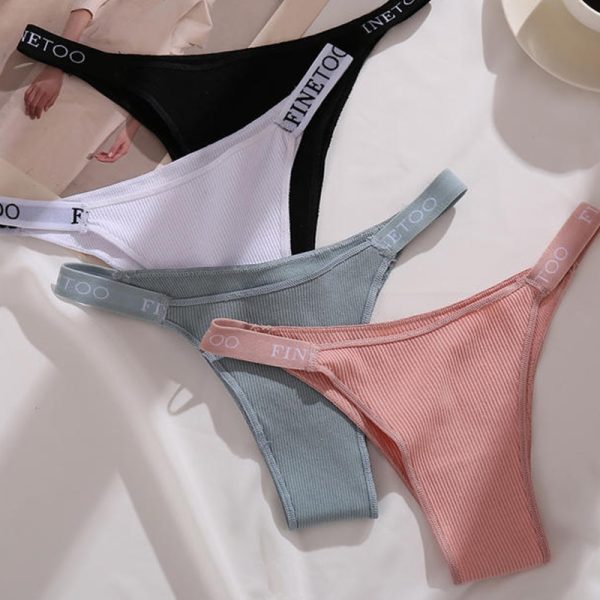 2024-2025 Supper Offer 3PCS/Set Cotton Thong for Women - Denwy Supply Chain - Image 3