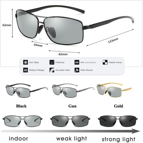 Photochromic Sunglasses For Men - Denwy Supply Chain - Image 4