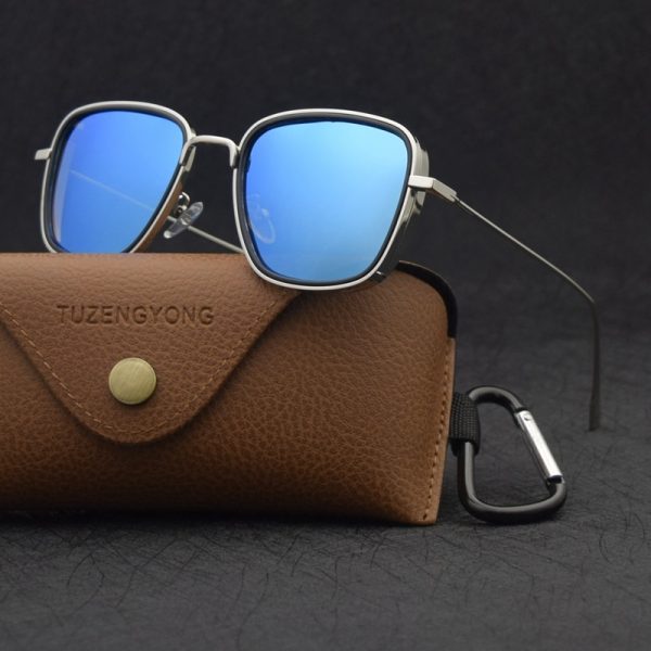 Men's Vintage Metal Frame Sunglasses - Denwy Supply Chain - Image 3